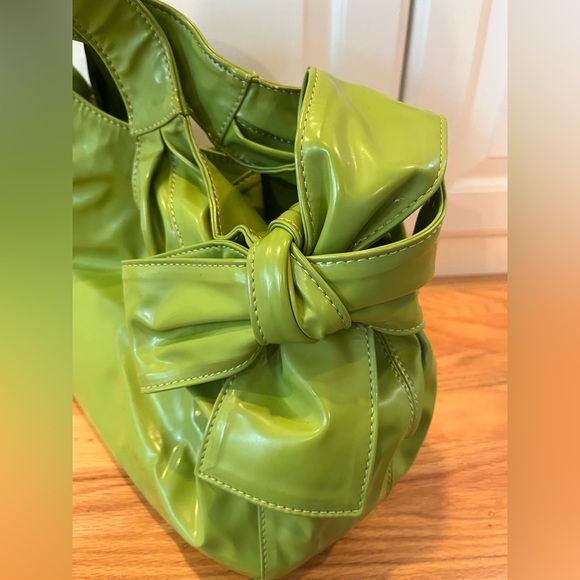 valentino green leather bag with bow - Picture 7 of 12
